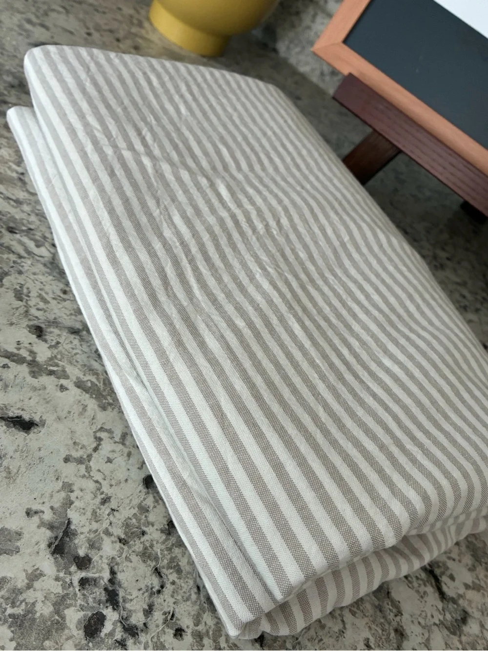 Pottery Barn Twin XL XLT Organic Cotton Flat Top Sheet Boxter Dorm Bed Bedding
